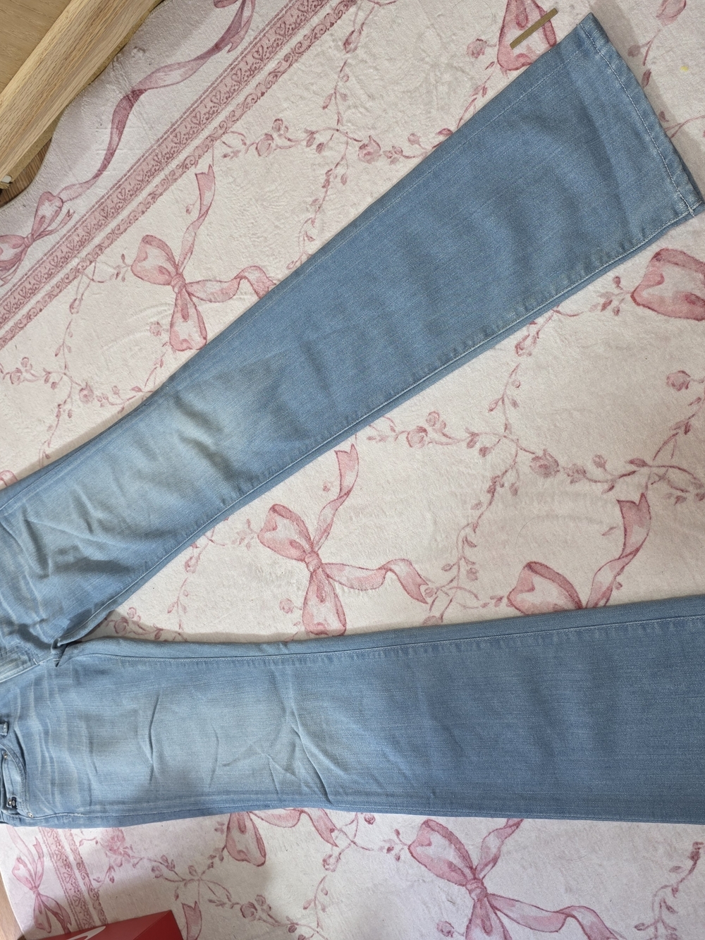 AG Adriano Goldschmied Light Blue Flare Jeans